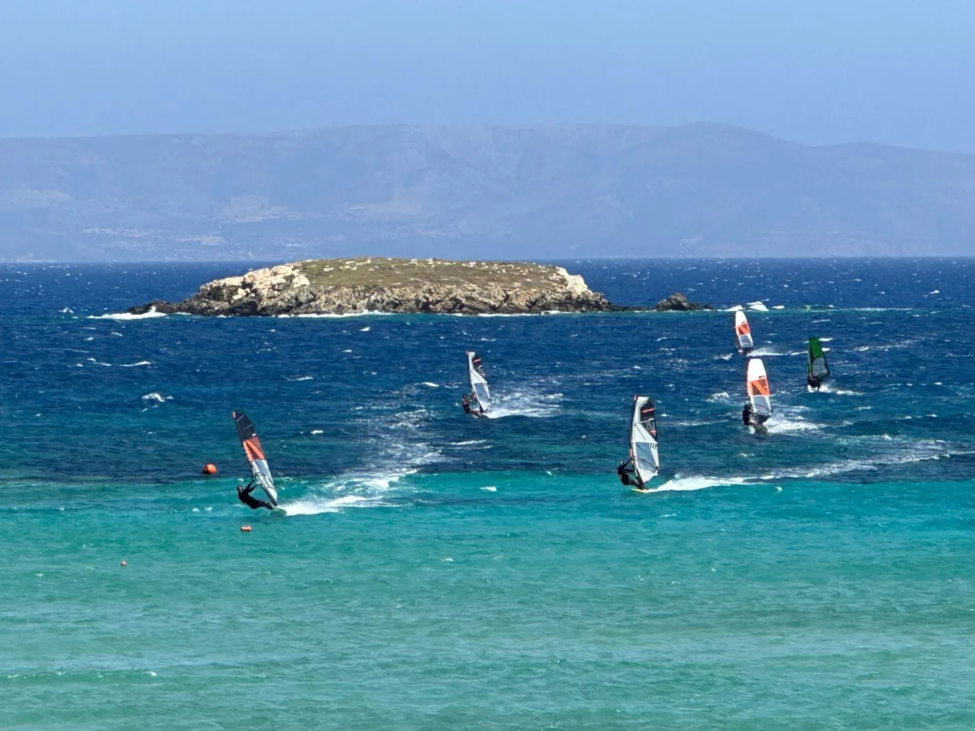 PWA windsurfing history Paros